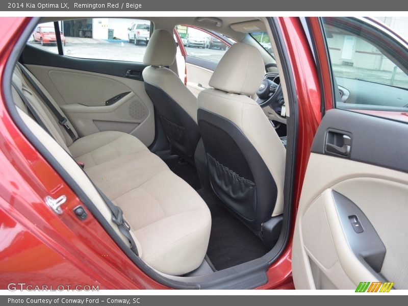 Remington Red / Beige 2014 Kia Optima LX