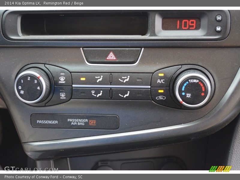 Remington Red / Beige 2014 Kia Optima LX