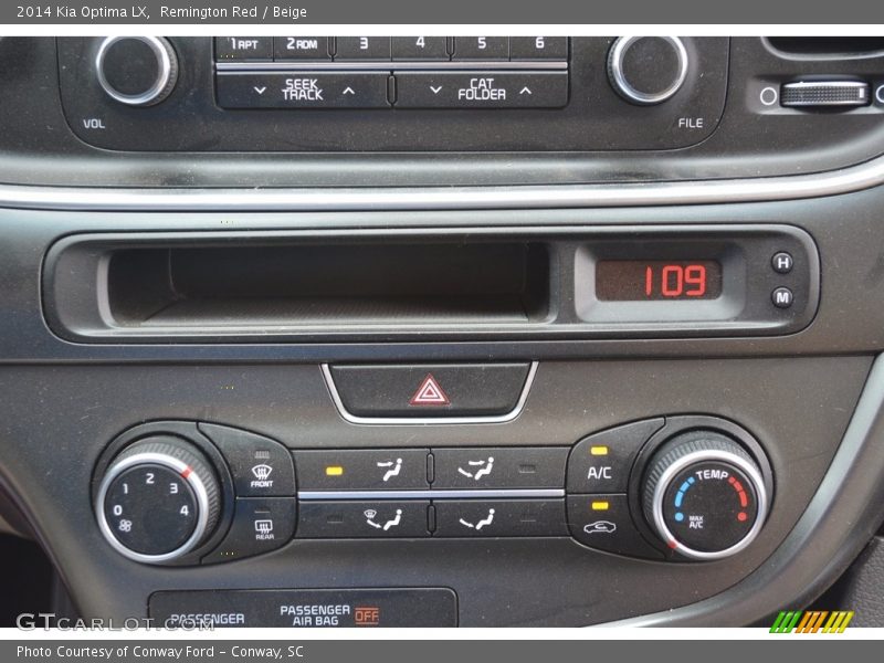 Remington Red / Beige 2014 Kia Optima LX