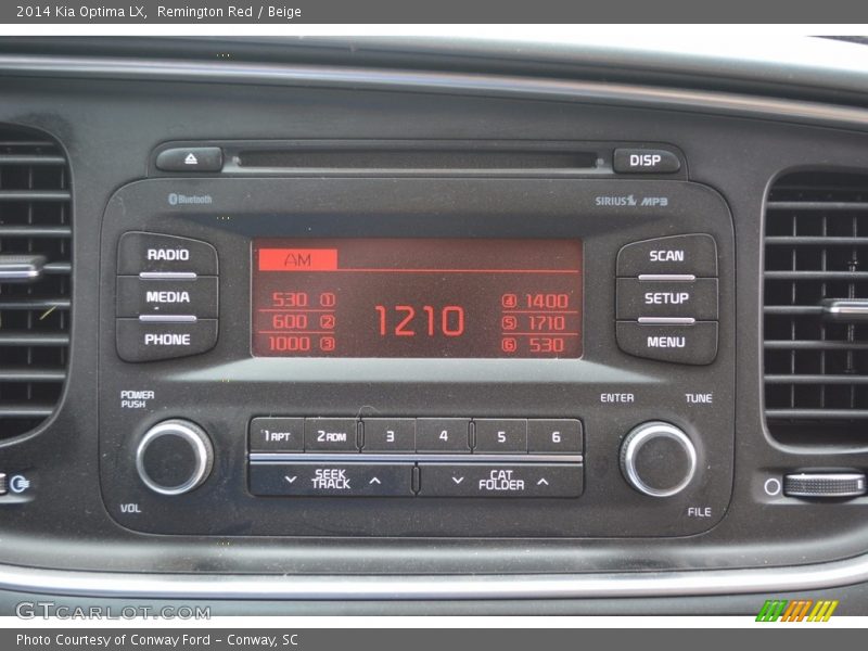 Remington Red / Beige 2014 Kia Optima LX
