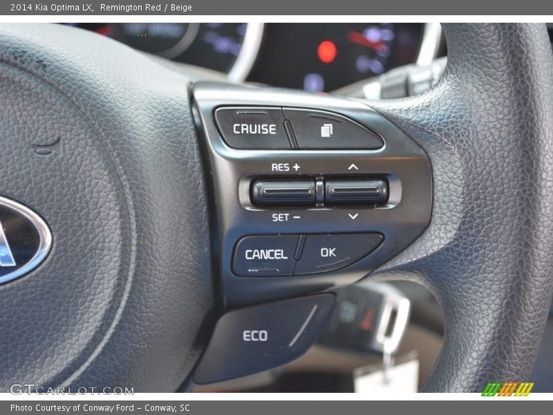 Remington Red / Beige 2014 Kia Optima LX
