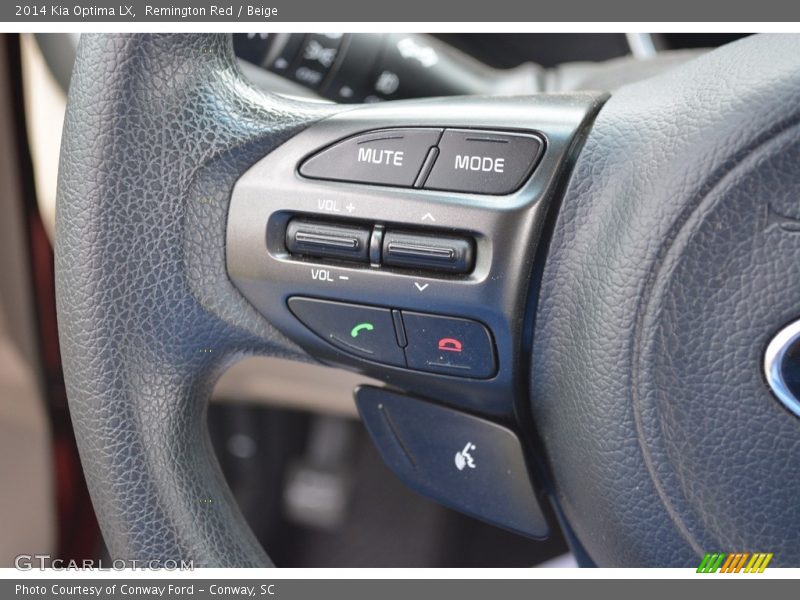 Remington Red / Beige 2014 Kia Optima LX