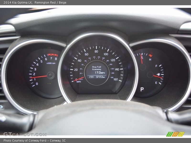 Remington Red / Beige 2014 Kia Optima LX