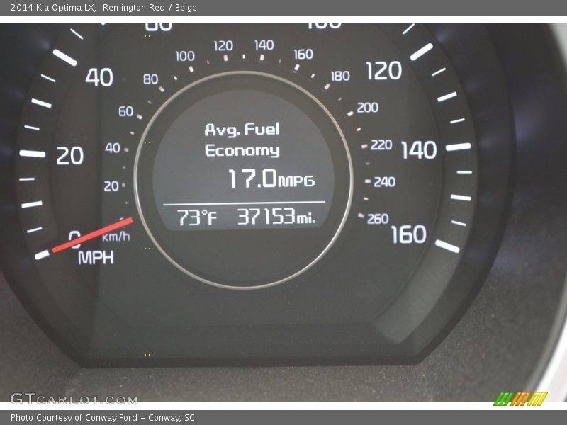 Remington Red / Beige 2014 Kia Optima LX