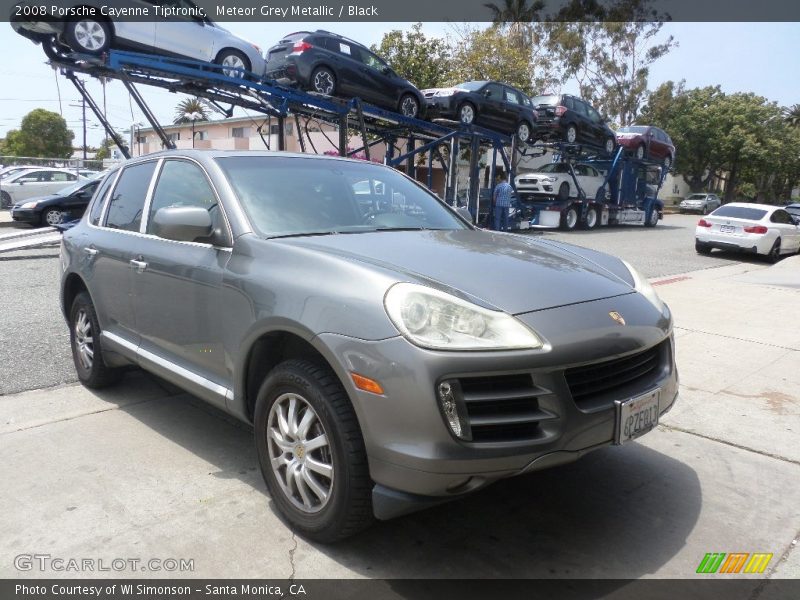 Meteor Grey Metallic / Black 2008 Porsche Cayenne Tiptronic