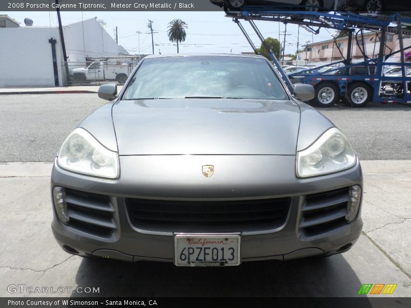 Meteor Grey Metallic / Black 2008 Porsche Cayenne Tiptronic