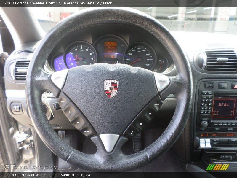 Meteor Grey Metallic / Black 2008 Porsche Cayenne Tiptronic