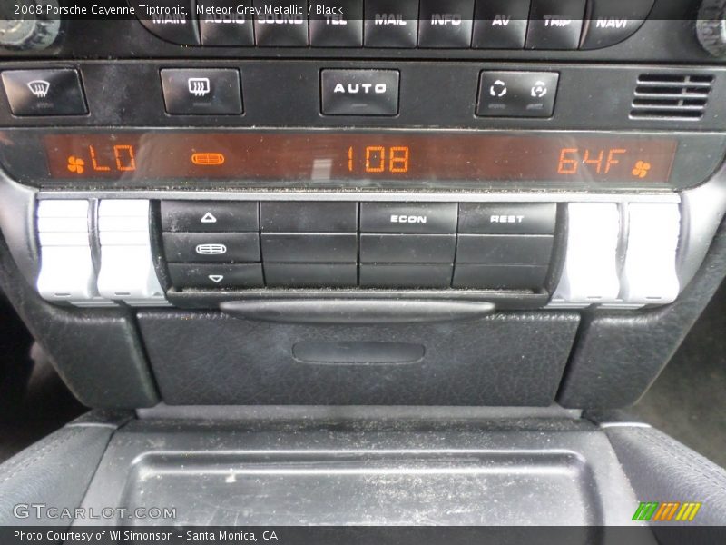 Meteor Grey Metallic / Black 2008 Porsche Cayenne Tiptronic