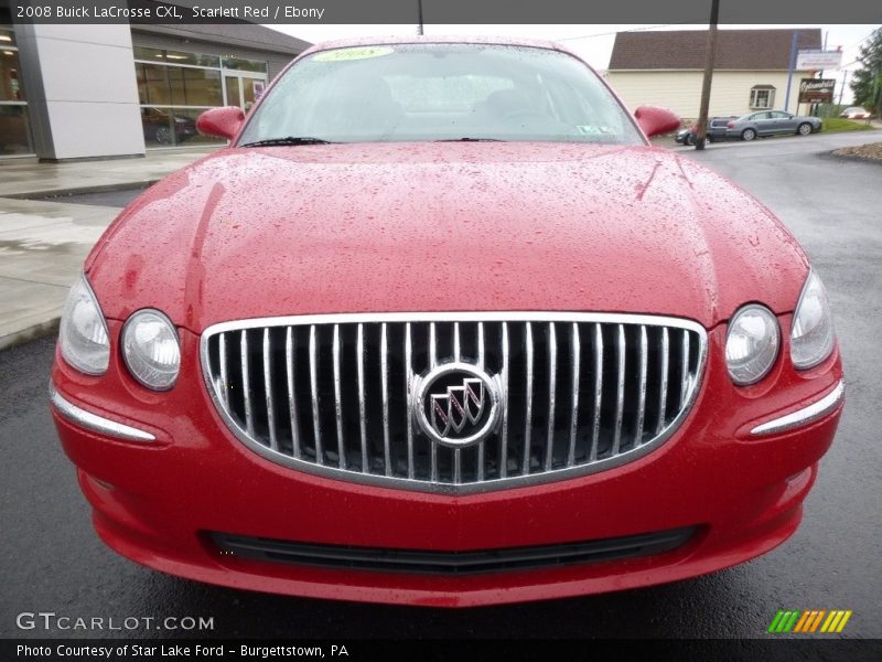 Scarlett Red / Ebony 2008 Buick LaCrosse CXL