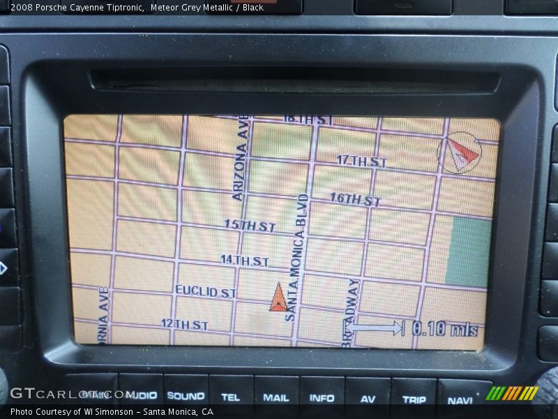 Meteor Grey Metallic / Black 2008 Porsche Cayenne Tiptronic