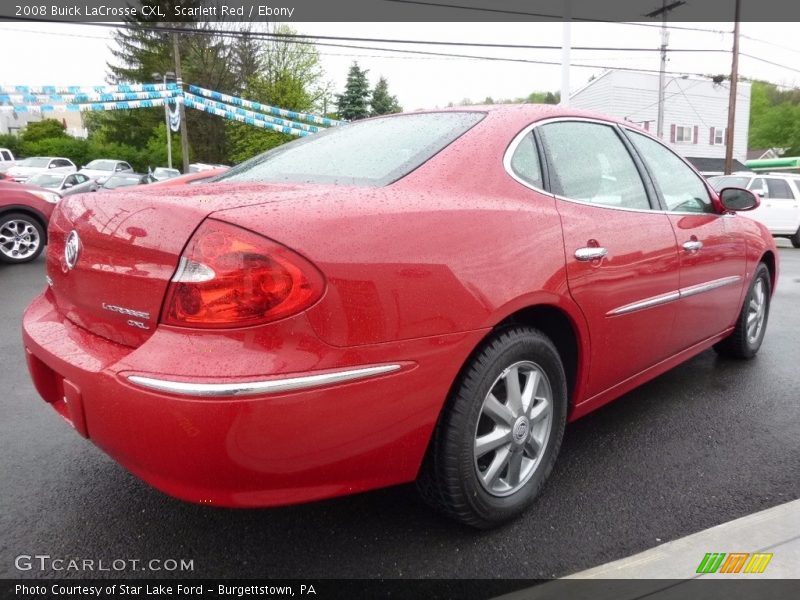 Scarlett Red / Ebony 2008 Buick LaCrosse CXL