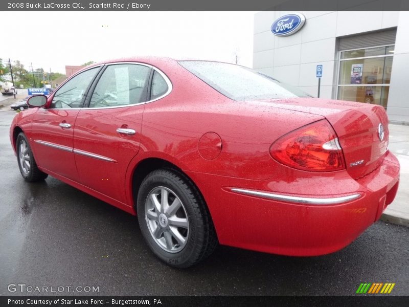 Scarlett Red / Ebony 2008 Buick LaCrosse CXL