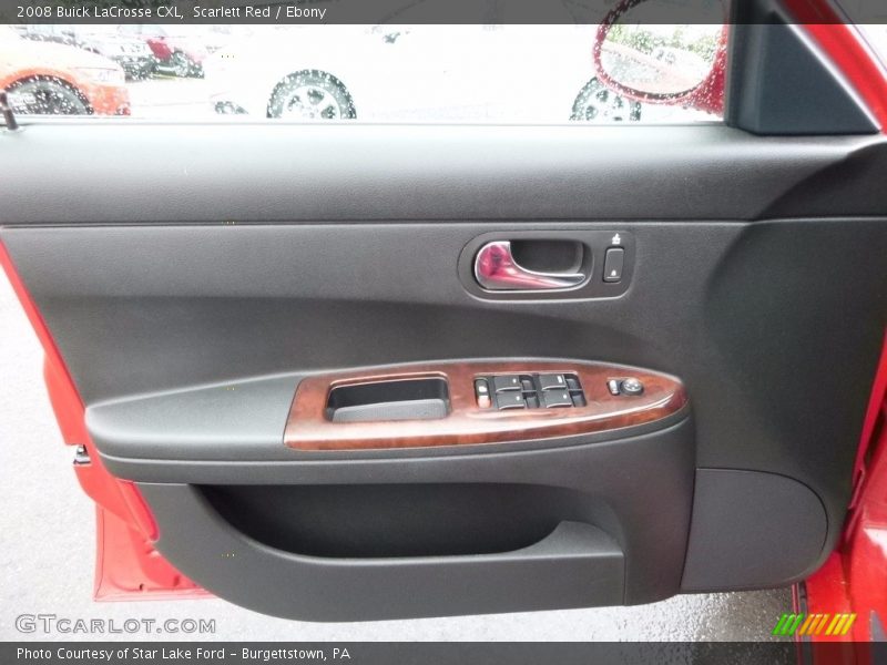Scarlett Red / Ebony 2008 Buick LaCrosse CXL
