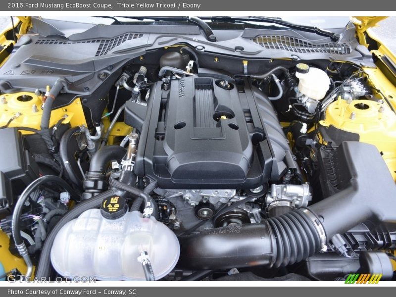  2016 Mustang EcoBoost Coupe Engine - 2.3 Liter GTDI Turbocharged DOHC 16-Valve EcoBoost 4 Cylinder