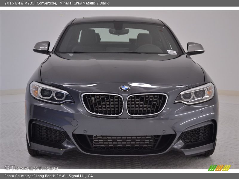 Mineral Grey Metallic / Black 2016 BMW M235i Convertible