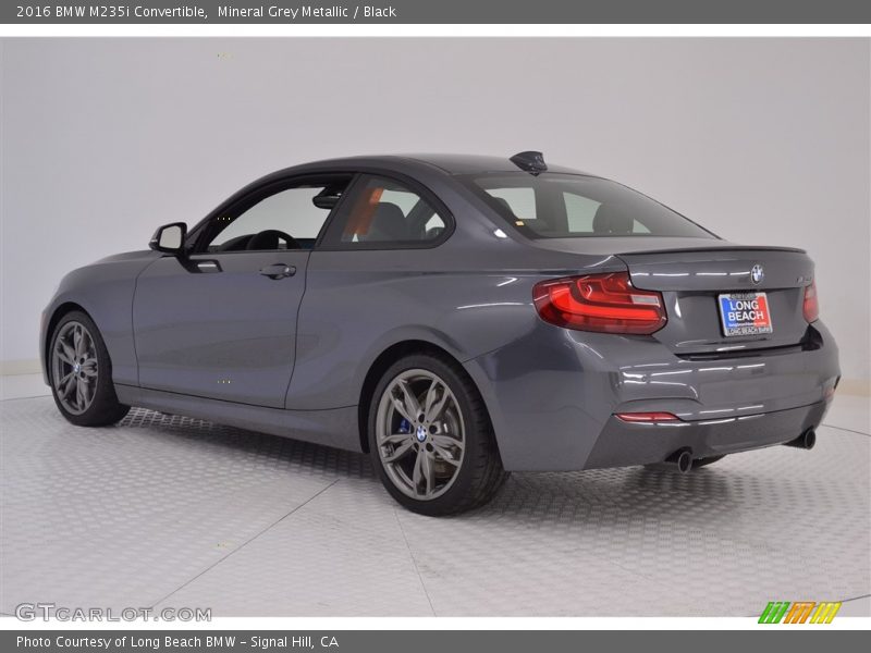 Mineral Grey Metallic / Black 2016 BMW M235i Convertible