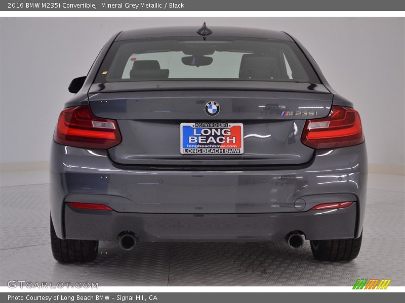 Mineral Grey Metallic / Black 2016 BMW M235i Convertible