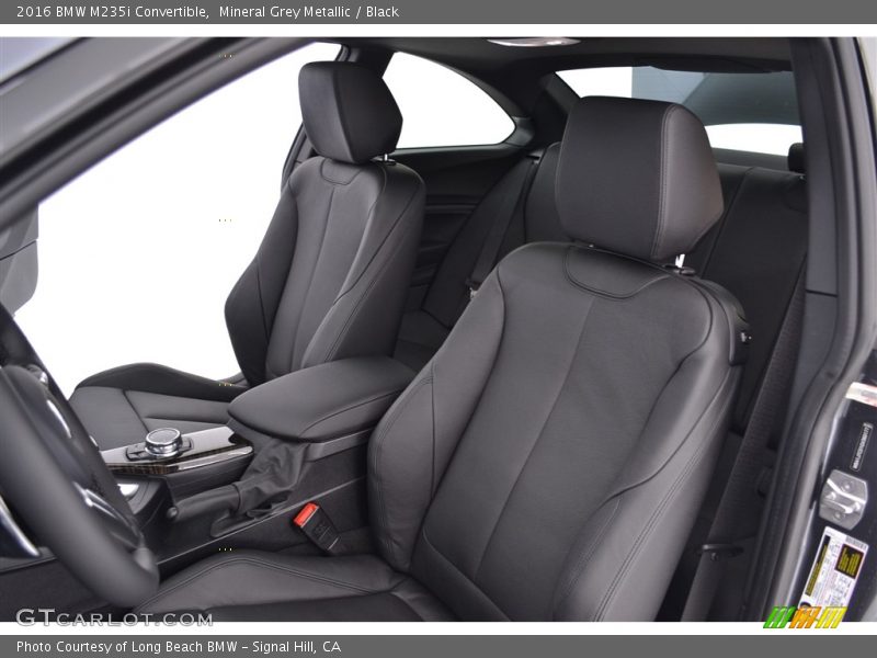 Mineral Grey Metallic / Black 2016 BMW M235i Convertible