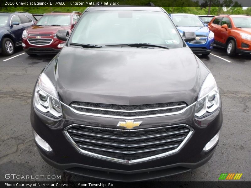 Tungsten Metallic / Jet Black 2016 Chevrolet Equinox LT AWD