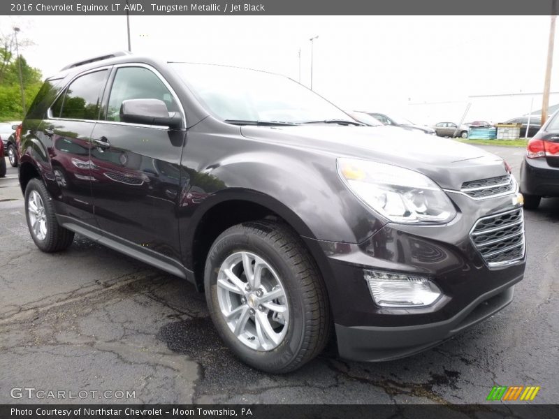 Tungsten Metallic / Jet Black 2016 Chevrolet Equinox LT AWD