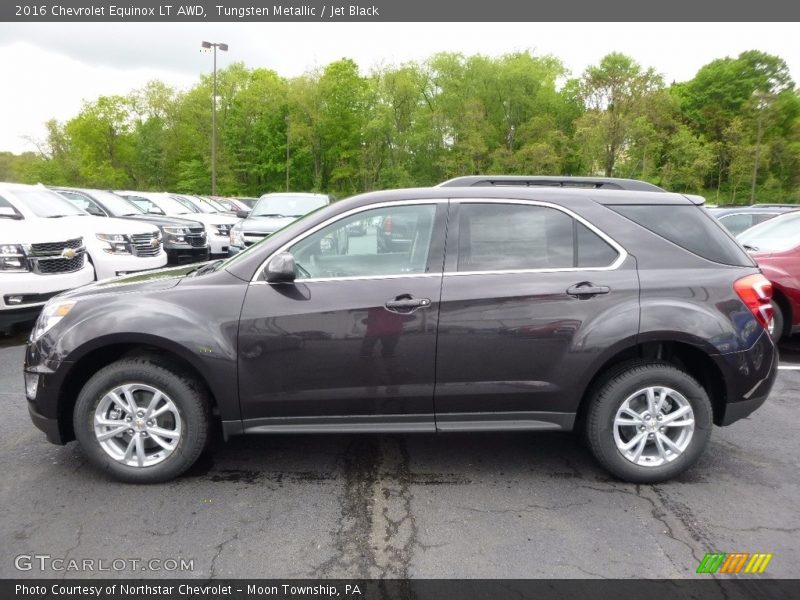 Tungsten Metallic / Jet Black 2016 Chevrolet Equinox LT AWD