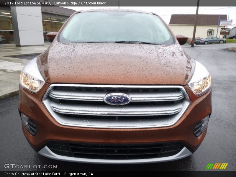 Canyon Ridge / Charcoal Black 2017 Ford Escape SE 4WD
