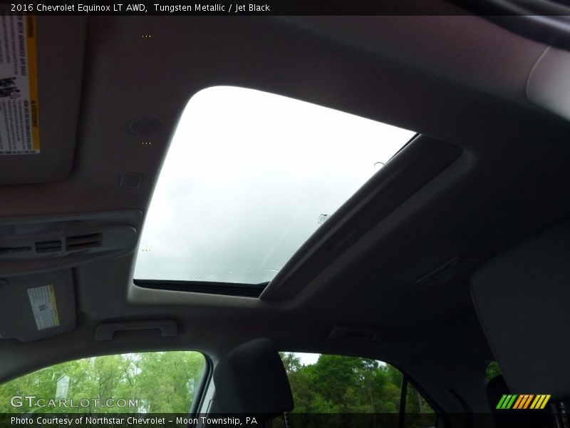 Tungsten Metallic / Jet Black 2016 Chevrolet Equinox LT AWD
