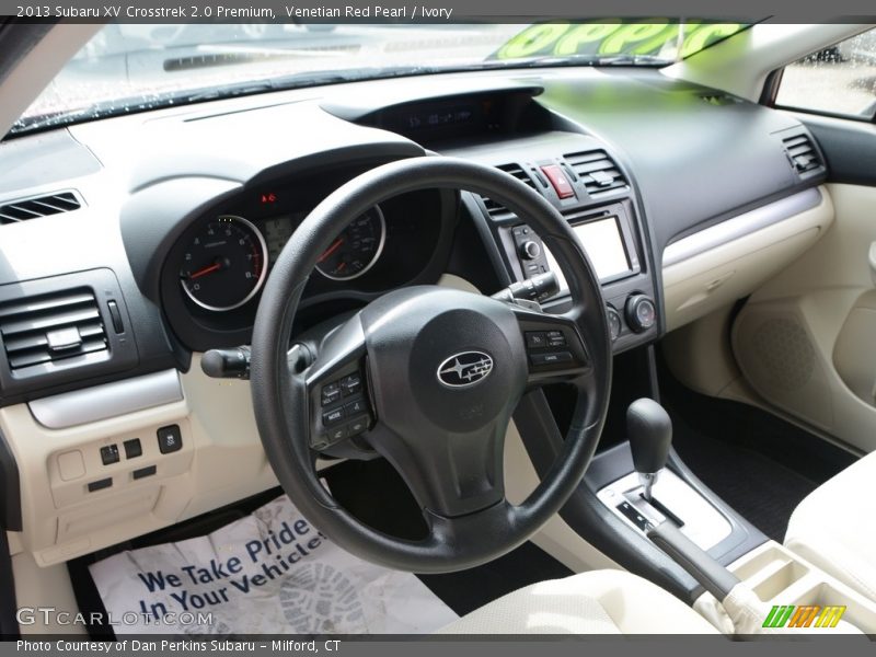 Venetian Red Pearl / Ivory 2013 Subaru XV Crosstrek 2.0 Premium
