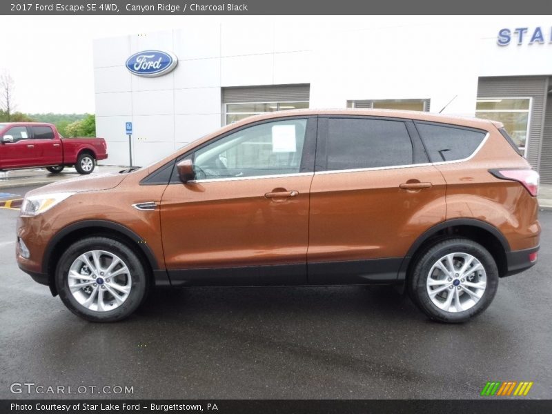 Canyon Ridge / Charcoal Black 2017 Ford Escape SE 4WD