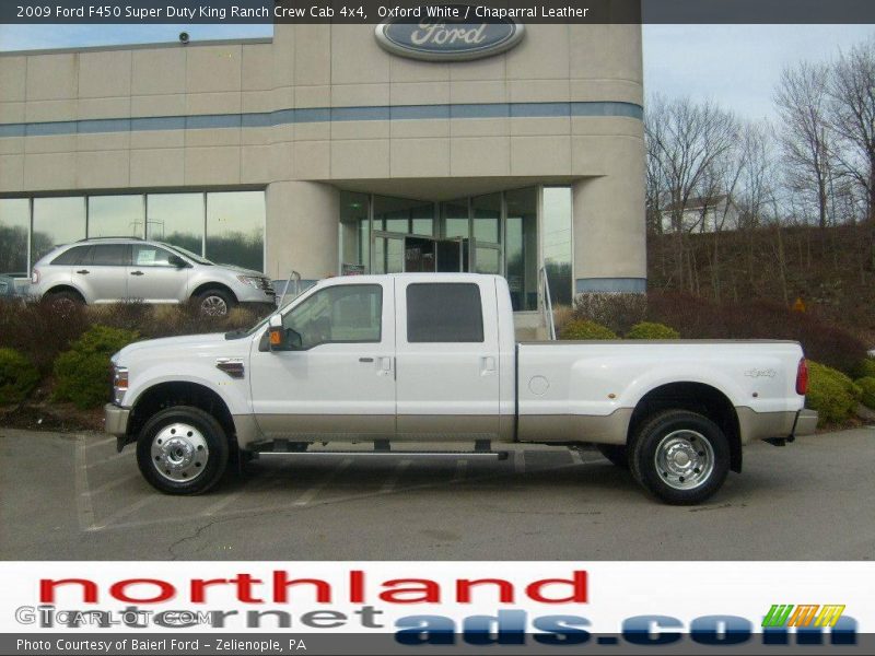 Oxford White / Chaparral Leather 2009 Ford F450 Super Duty King Ranch Crew Cab 4x4