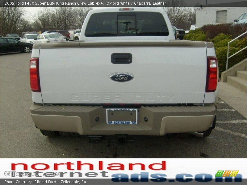 Oxford White / Chaparral Leather 2009 Ford F450 Super Duty King Ranch Crew Cab 4x4