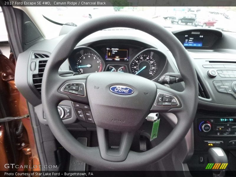 Canyon Ridge / Charcoal Black 2017 Ford Escape SE 4WD