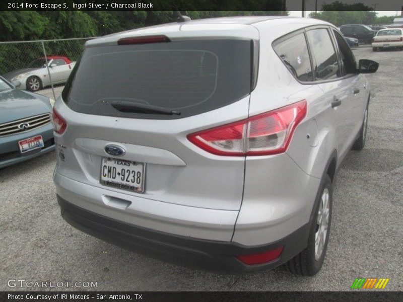Ingot Silver / Charcoal Black 2014 Ford Escape S