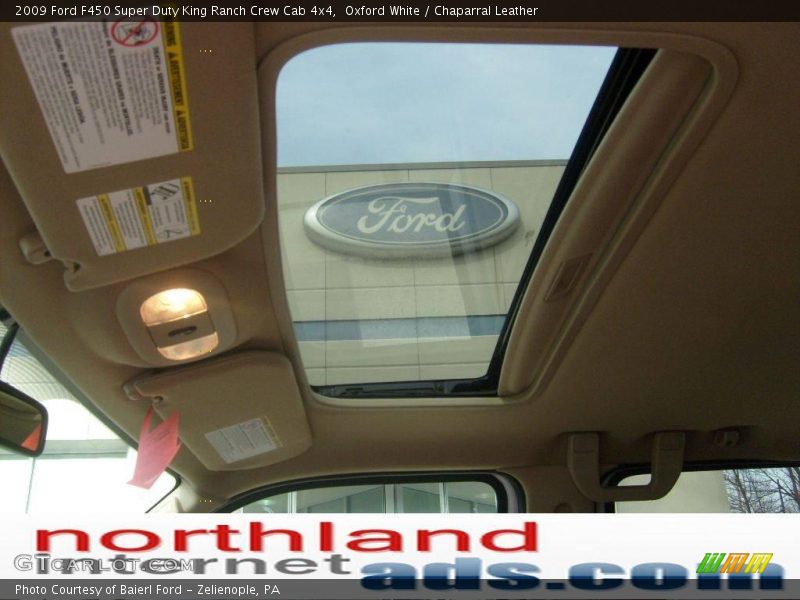 Oxford White / Chaparral Leather 2009 Ford F450 Super Duty King Ranch Crew Cab 4x4