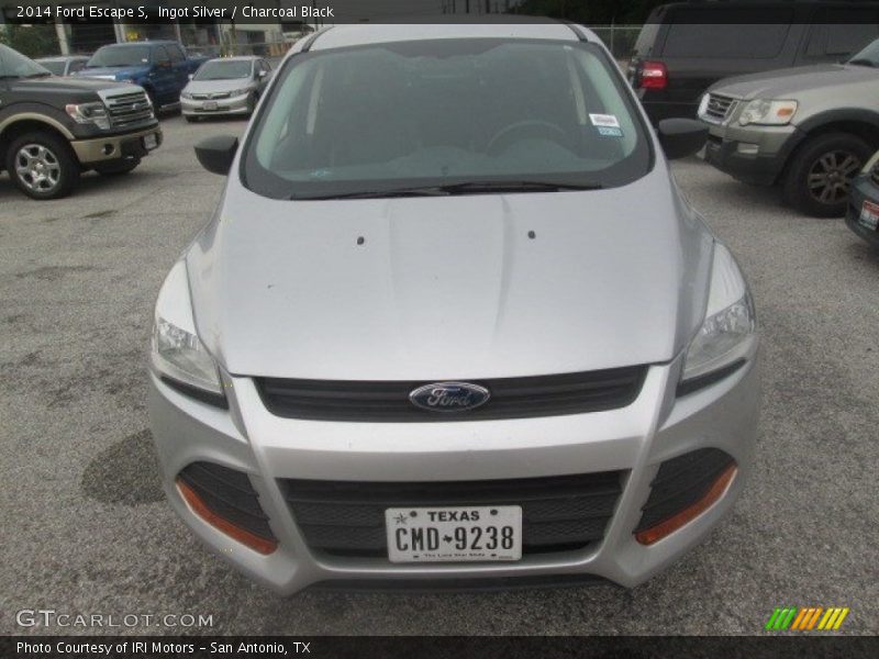 Ingot Silver / Charcoal Black 2014 Ford Escape S
