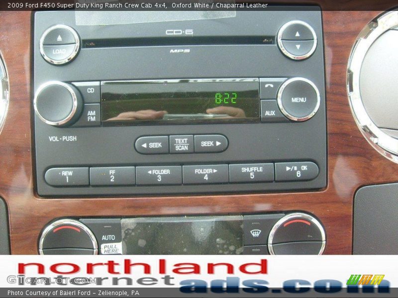Oxford White / Chaparral Leather 2009 Ford F450 Super Duty King Ranch Crew Cab 4x4