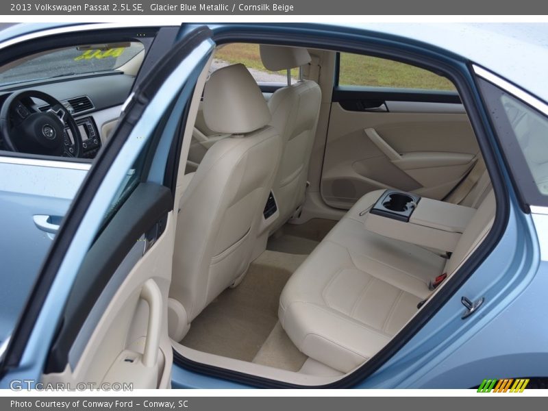 Glacier Blue Metallic / Cornsilk Beige 2013 Volkswagen Passat 2.5L SE