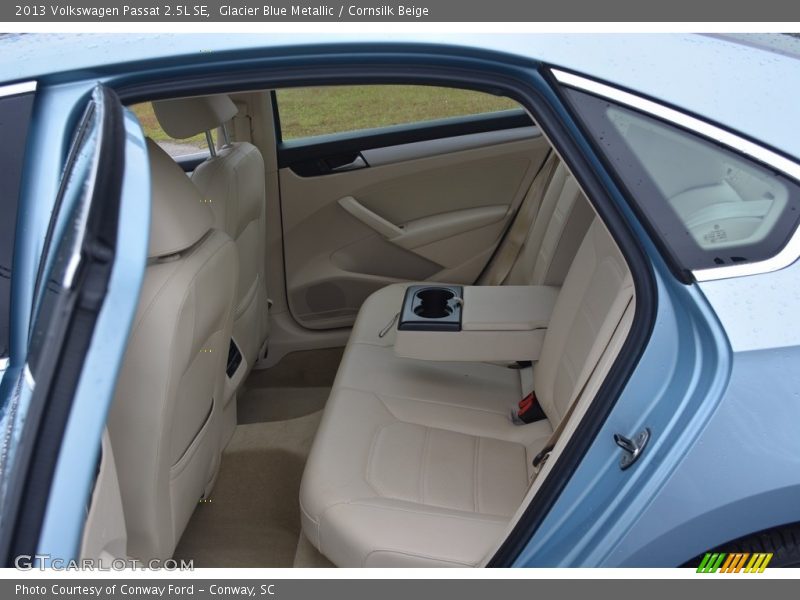 Glacier Blue Metallic / Cornsilk Beige 2013 Volkswagen Passat 2.5L SE