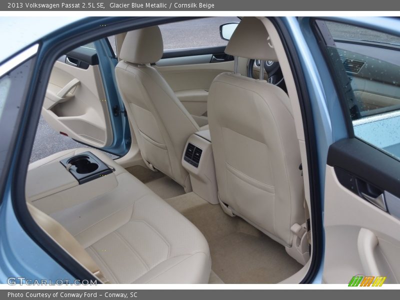 Glacier Blue Metallic / Cornsilk Beige 2013 Volkswagen Passat 2.5L SE