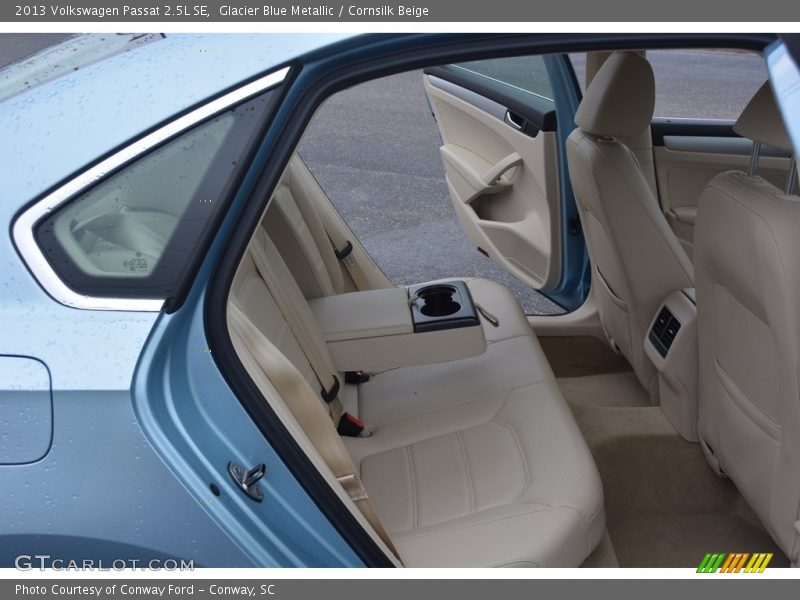 Glacier Blue Metallic / Cornsilk Beige 2013 Volkswagen Passat 2.5L SE