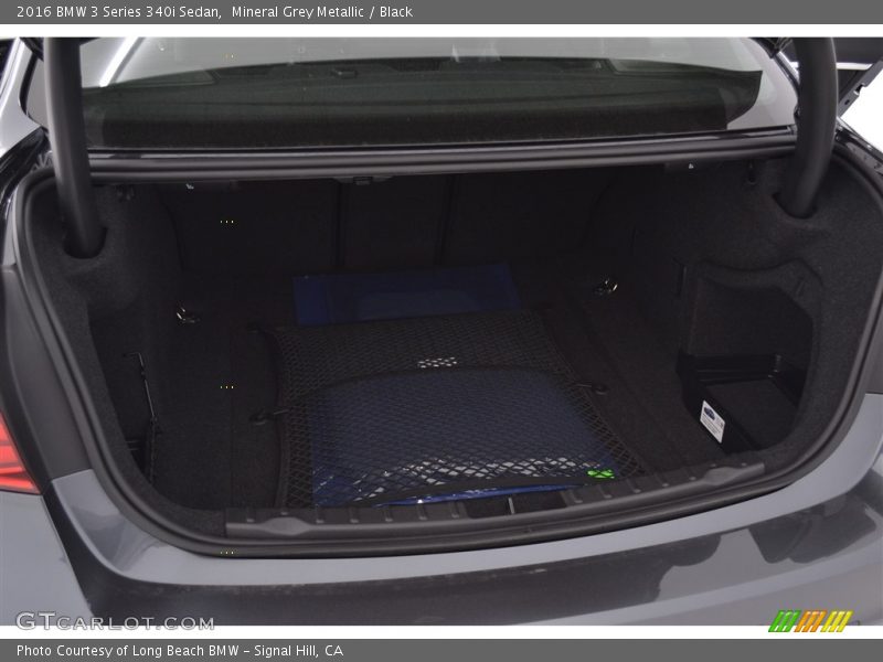 Mineral Grey Metallic / Black 2016 BMW 3 Series 340i Sedan