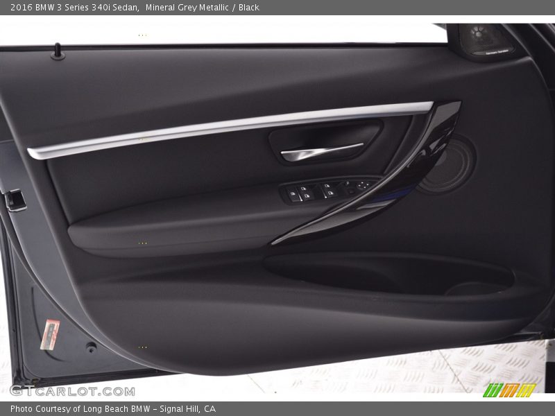 Mineral Grey Metallic / Black 2016 BMW 3 Series 340i Sedan