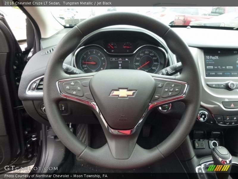 Tungsten Metallic / Jet Black 2016 Chevrolet Cruze LT Sedan