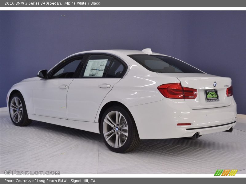 Alpine White / Black 2016 BMW 3 Series 340i Sedan