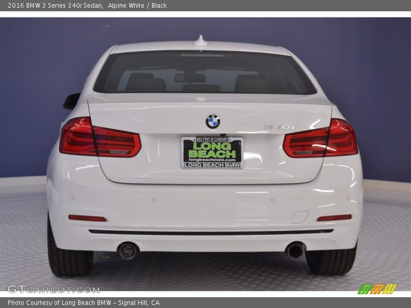Alpine White / Black 2016 BMW 3 Series 340i Sedan