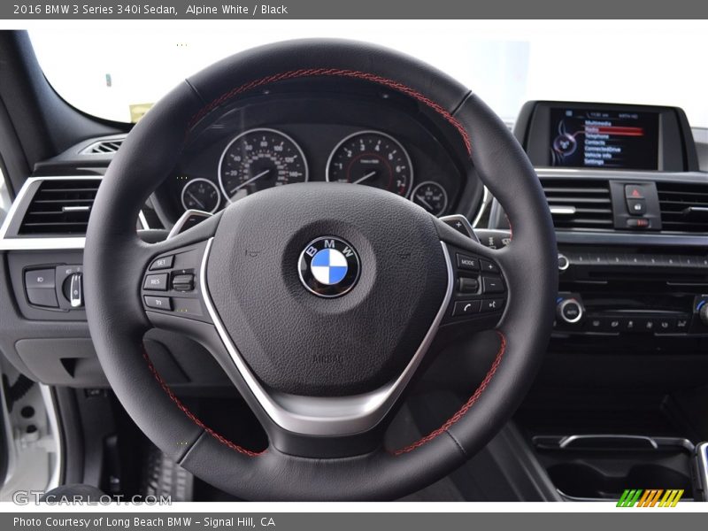 Alpine White / Black 2016 BMW 3 Series 340i Sedan