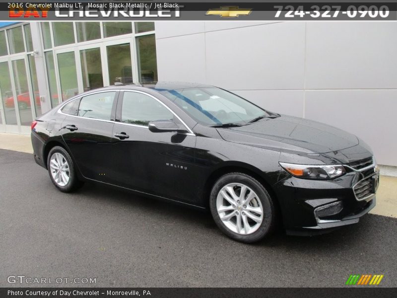 Mosaic Black Metallic / Jet Black 2016 Chevrolet Malibu LT