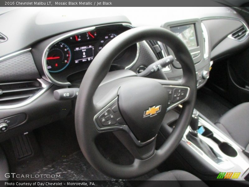 Mosaic Black Metallic / Jet Black 2016 Chevrolet Malibu LT
