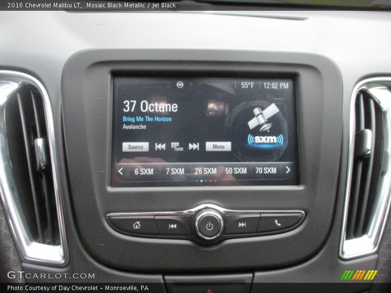 Mosaic Black Metallic / Jet Black 2016 Chevrolet Malibu LT