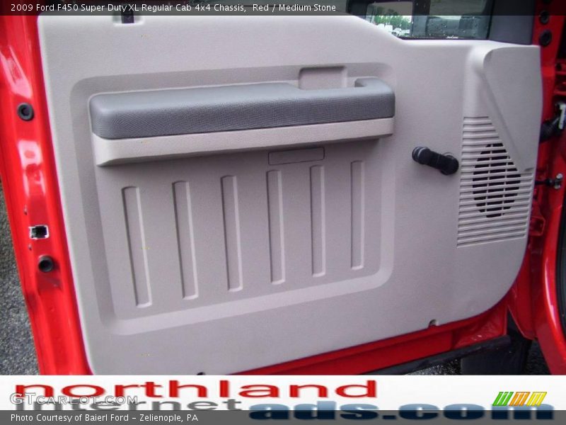 Red / Medium Stone 2009 Ford F450 Super Duty XL Regular Cab 4x4 Chassis